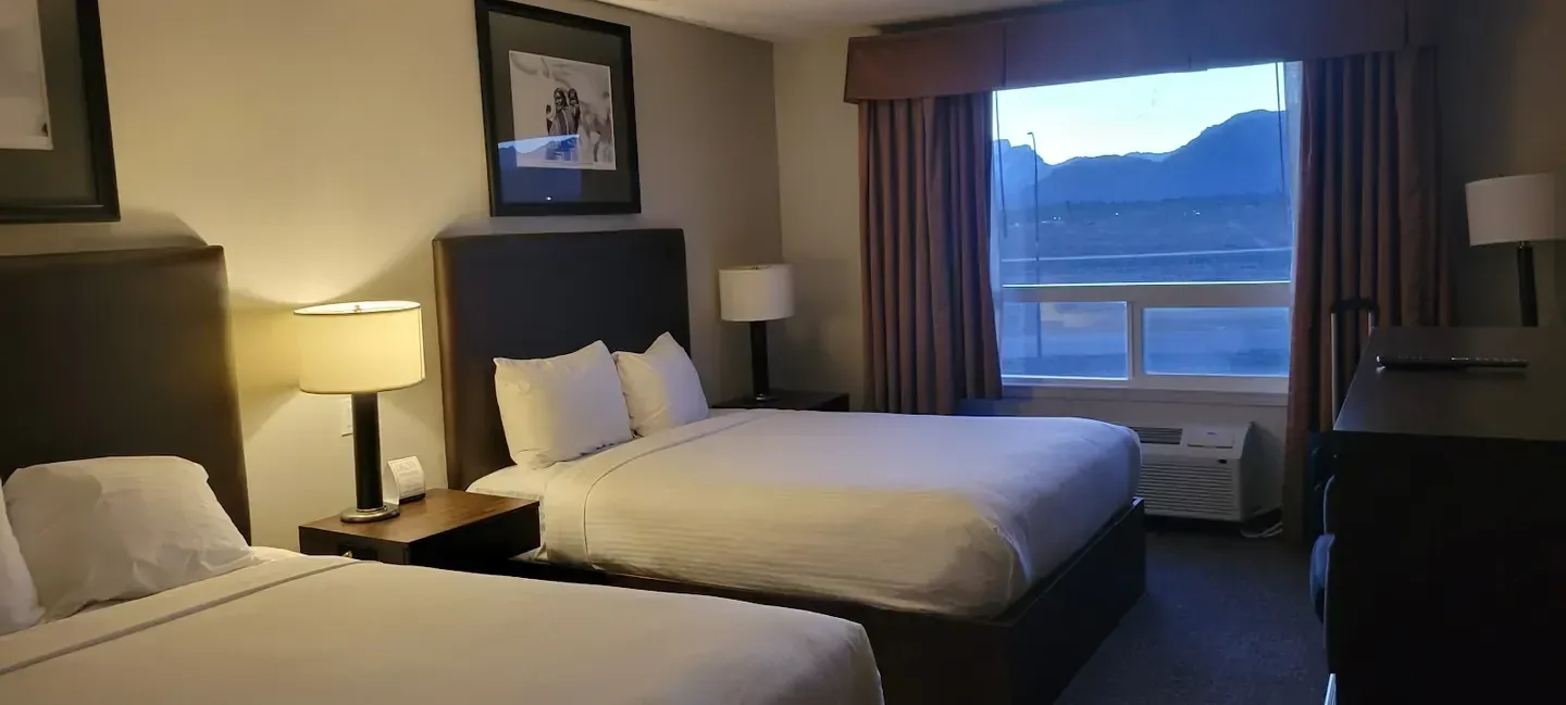 Mountain resort exterior under open sky